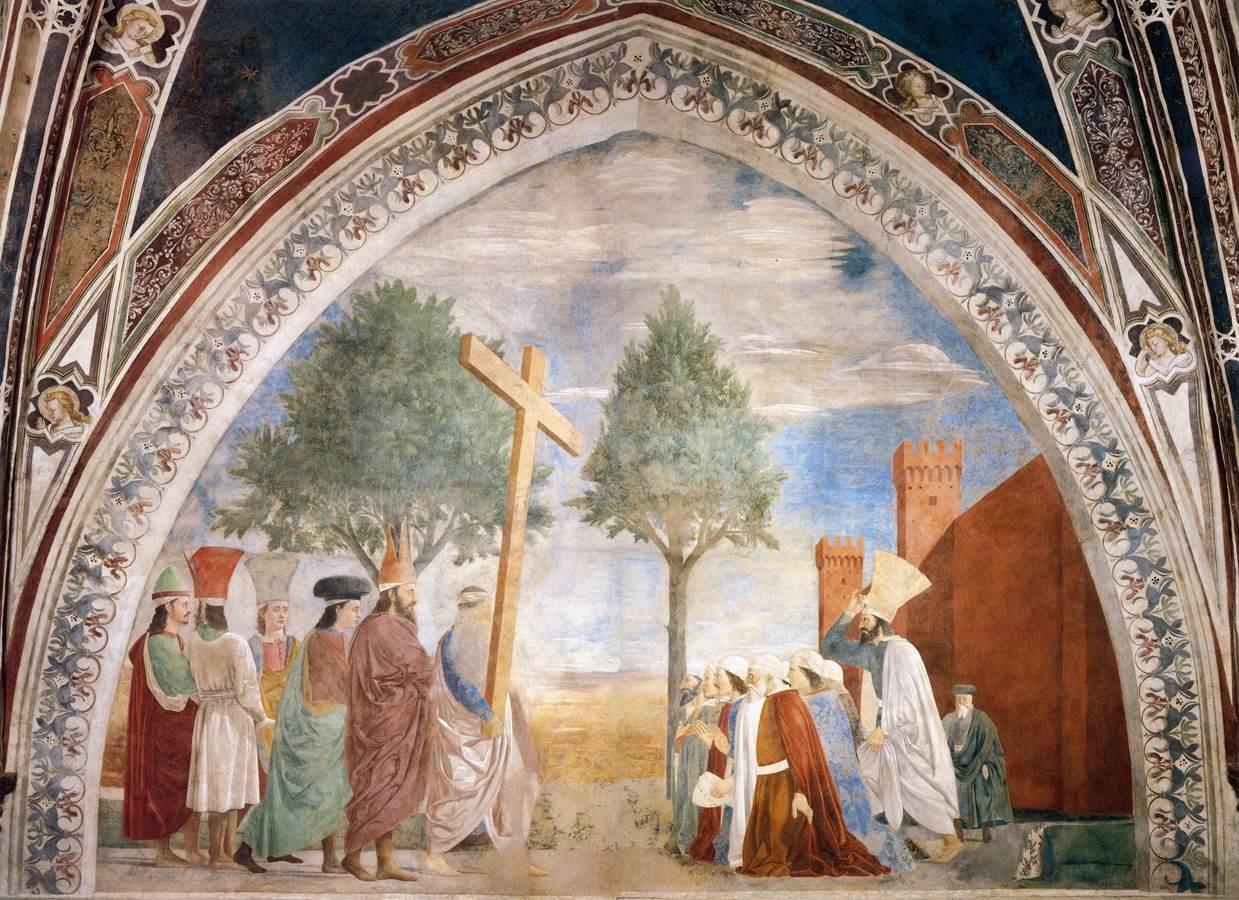 A Szent Kereszt felemelése ( Piero