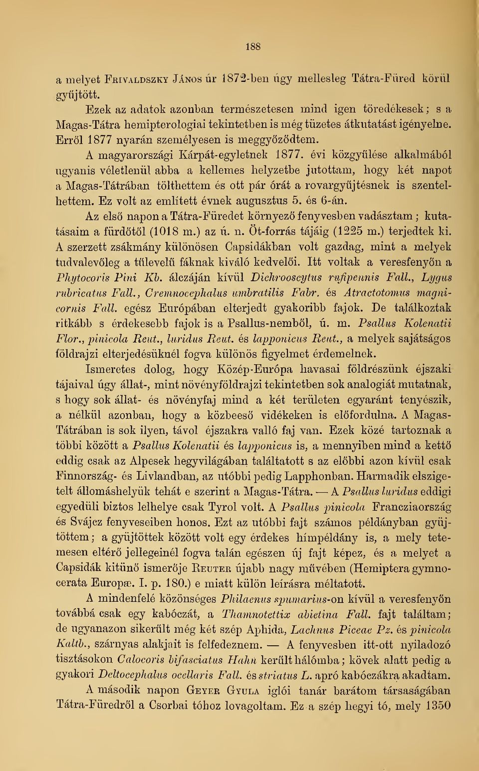 A magyarországi KárjDát- egyletnek 1877.