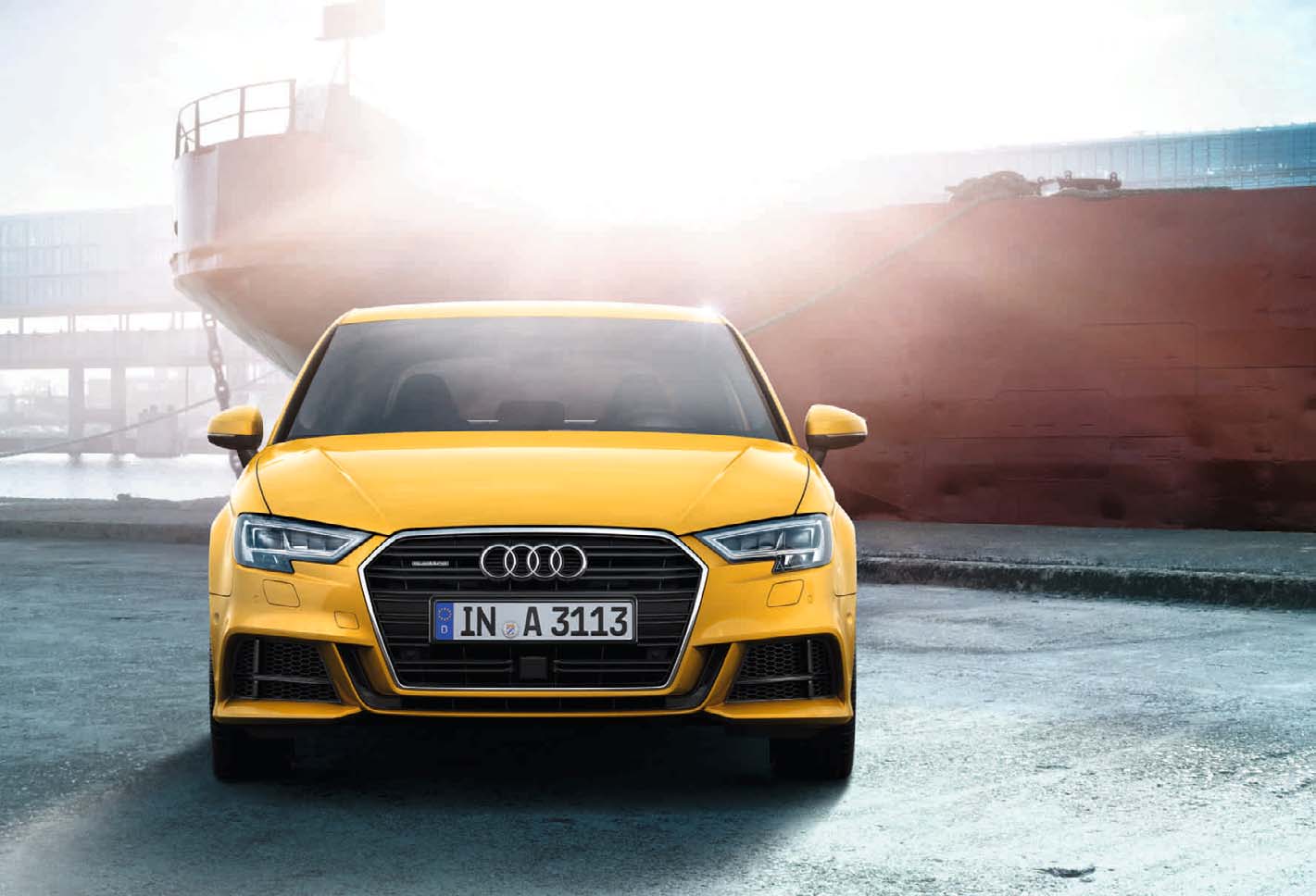 Audi A3 Még karakteresebb és dinamikusabb: az Audi A3 kimondottan atletikus megjelenésű.