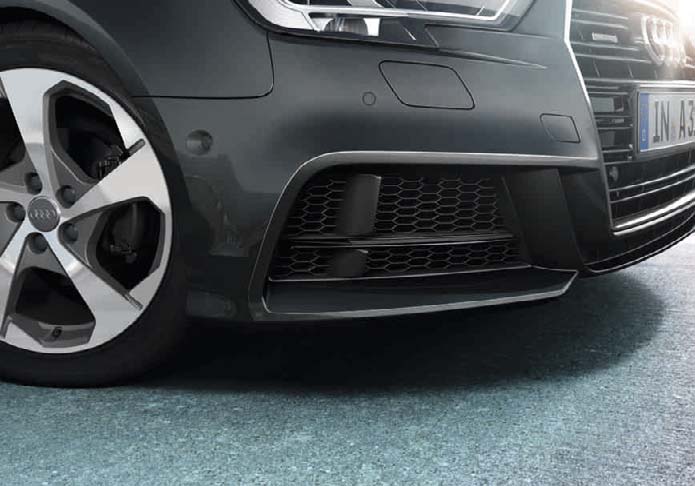 Audi A3 > Felszereltség > S line külső optikai csomag Még markánsabb az S line külső optikai csomaggal Ne csupán hangsúlyozza Audija sportos karakterét tegye még intenzívebbé!