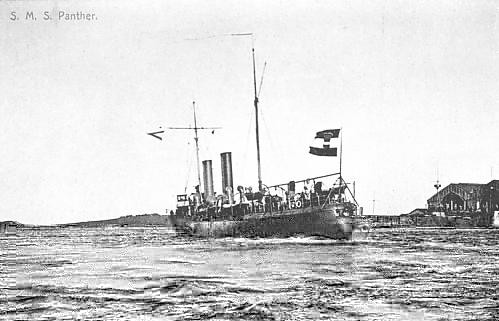 Small protected (torpedo) cruisers: SMS PANTHER Laid down:
