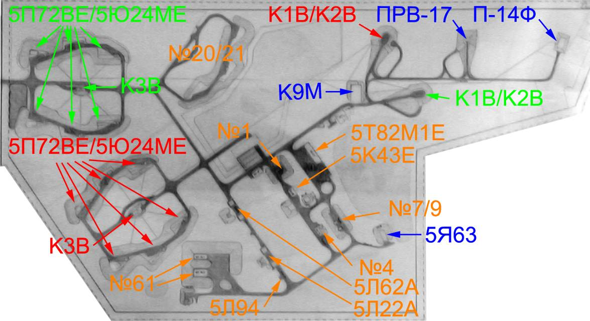 Sz-200VE VEGA-E (SA-5B Gammon) Osztálycsoport Az osztálycsoport által elfoglalt terület 1.1km², ami tízszerese a korábbi rendszerek területigényének.