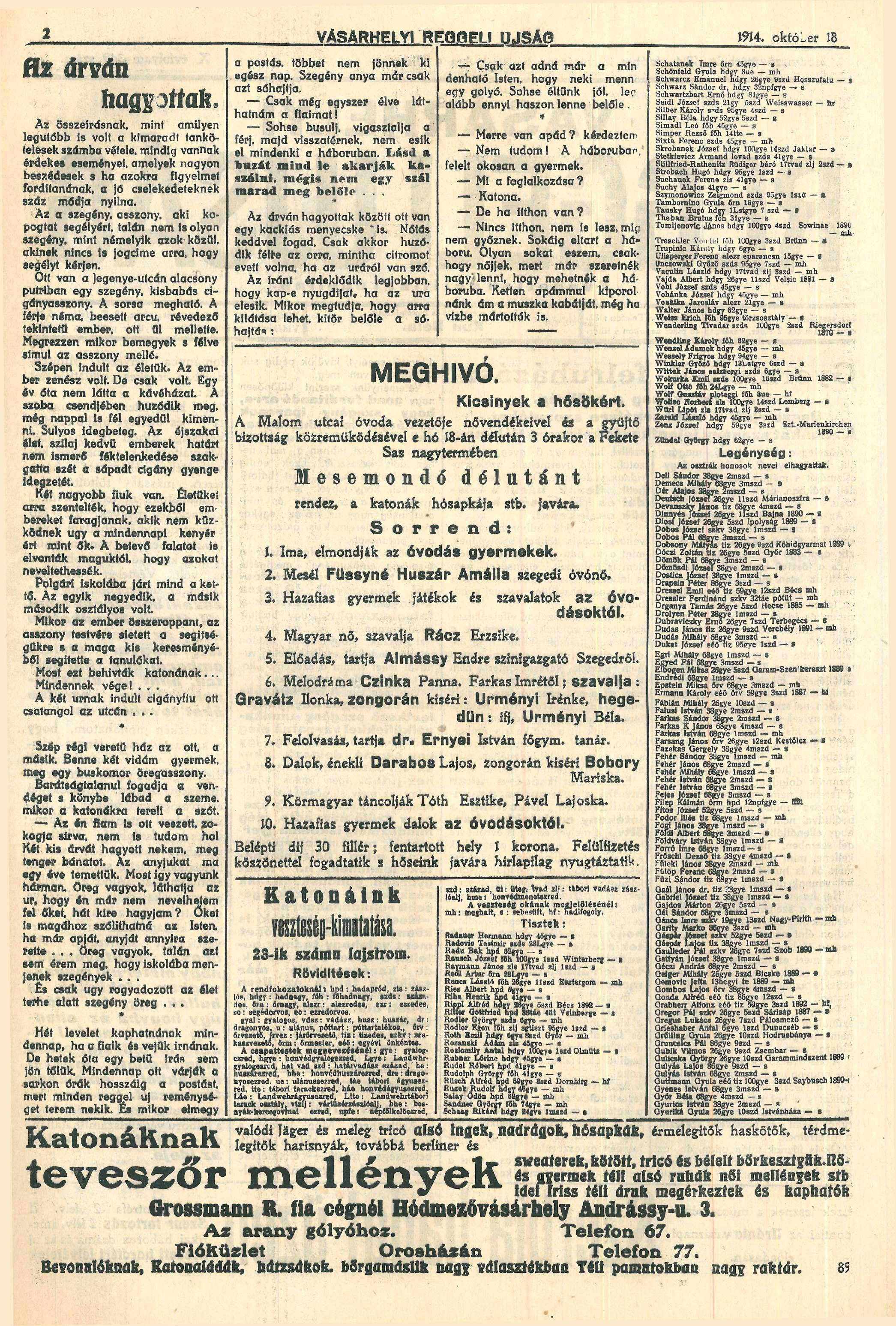 VÁSÁRHELYI R E 6 6 E Ü fiz drvdn z özíránk, min milyn lguóbb i vol k i m r d nkö lk zámb vél, mindig v n n k érdk ményi, mlyk ngyon bzédk h z o k r figylm fordínánk, jő clkdknk záz módj nyiln.