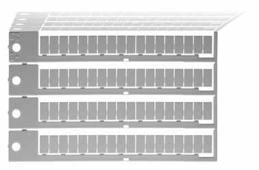 78- - Tápegységek 78- Tartozékok zonosító címke, plotterrel feliratozható, műanyag, 72 címke, (6x12) mm