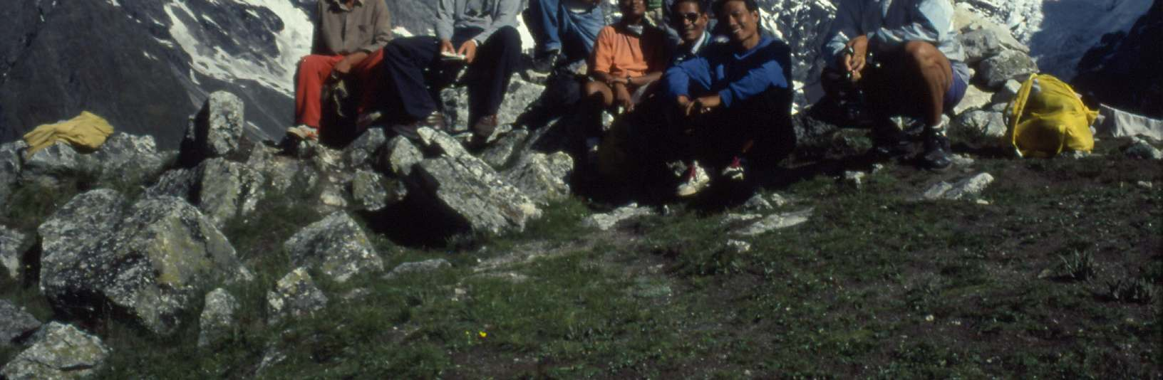 Yala csúcs, 5500 m, a háttérben a Langtang