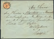 389-448 443. 444. 445. 446. 447. 448. 1858 3 db bélyeg / 3 stamps TEMESVÁR bélyegzéssel + kézírással / handwritten marks 15.000 1858-1864 3 db kivágás UNGHVÁR bélyegzéssel 6.