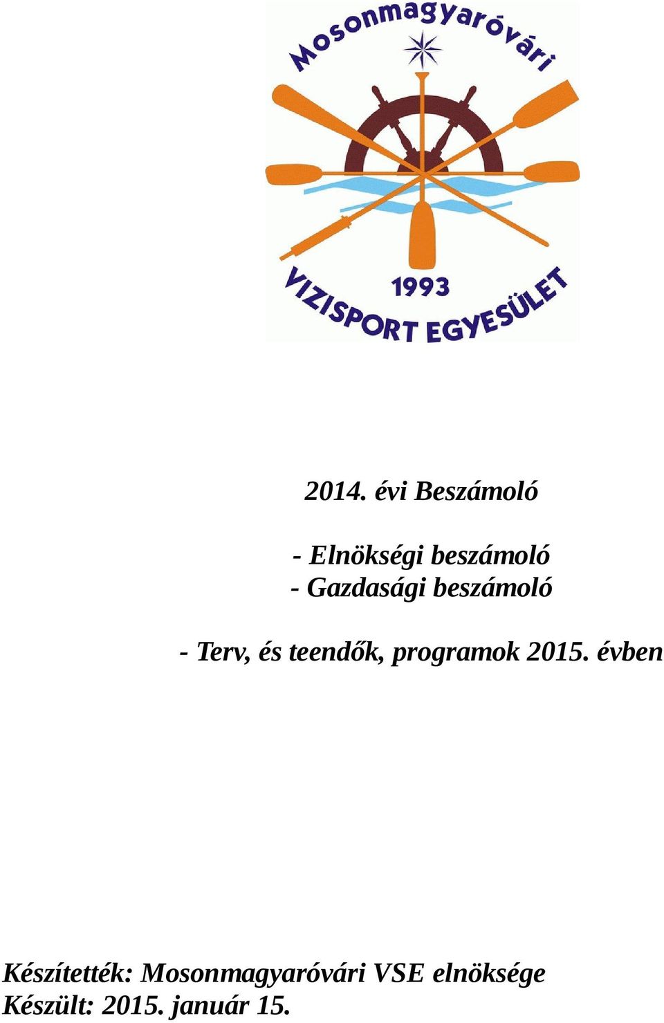 programok 2015.
