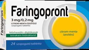megfázás, immunerősítés Mucopront Sinupret Faringopront szirup hatóanyag: karbocisztein -0% bevont 3mg/0,mg szopogató Megkönnyíti a hörgőváladék felköhögését és kiürülését.
