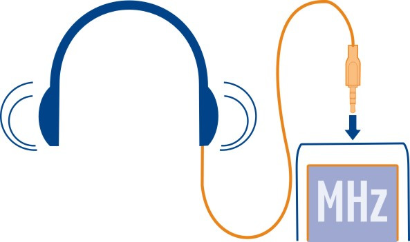 Zene és hang 25 Zene és hang FM-rádió Az FM-rádió Válasszuk az Menü > Zene > Rádió lehetőséget.