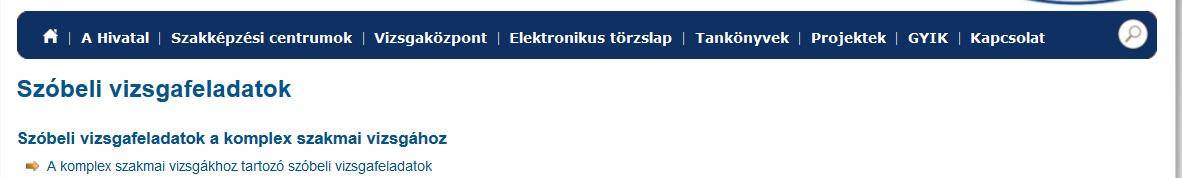 OKJ-s vizsga 315-2013. (VIII.28.) Korm.