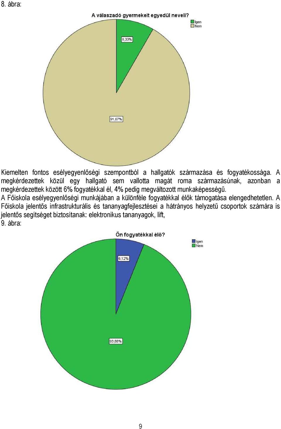 pedig megváltozott munkaképességű. A Főiskola esélyegyenlőségi munkájában a különféle fogyatékkal élők támogatása elengedhetetlen.