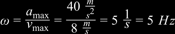Harmonikus rezgőmozgás Mivel azért a frekvenciára: Az amplitúdó meghatározására a (61) ill (62) összefüggések bármelyikét felhasználhatjuk Válasszuk az egyszerűbbet azaz (61)-et: 2 feladat Harmonikus