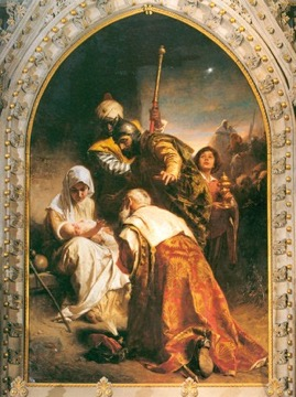 Számoljunk! A Jupiter és a Szaturnusz az állatöv csonka kúpjának csúcsa közelében július második felében egészen mozdulatlannak látszottak. Kr.e. 7. szeptember 16-án volt a második együttállás. Kr.e. 7. november 12-14-én mintha megálltak volna.