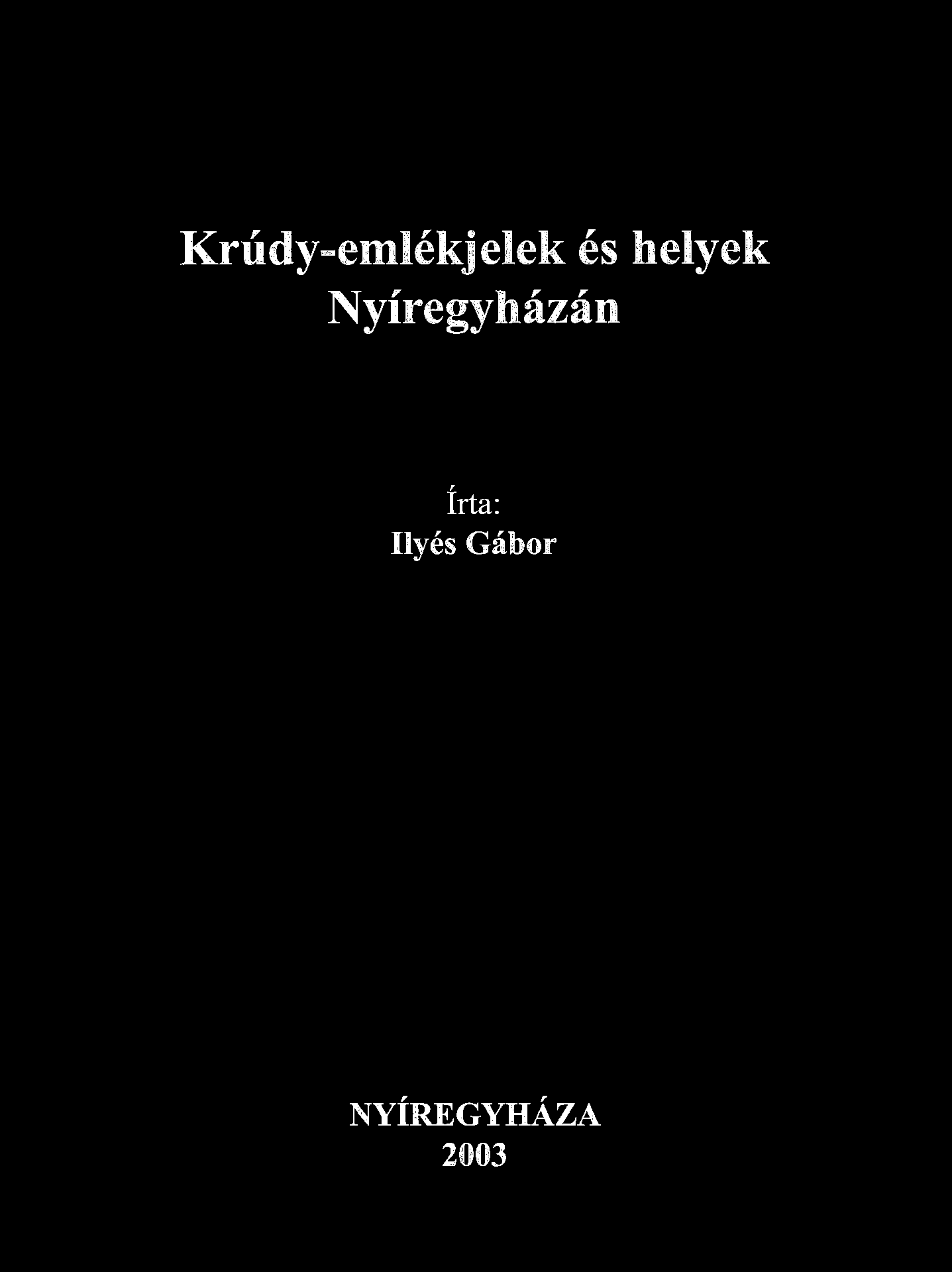 Krúdy-emlékj elek és helyek