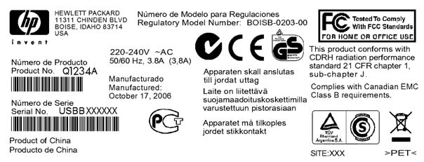 1 2 3 4 5 1-2 ábra Hátul- és oldalnézet 1 Tápkapcsoló 2 Tápcsatlakozó 3 EIO bővítőnyílás 4 Hi-Speed USB 2.