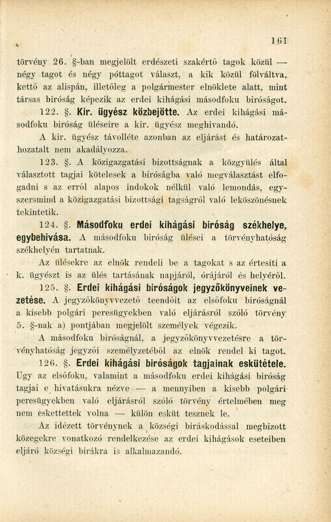 törvény 26.