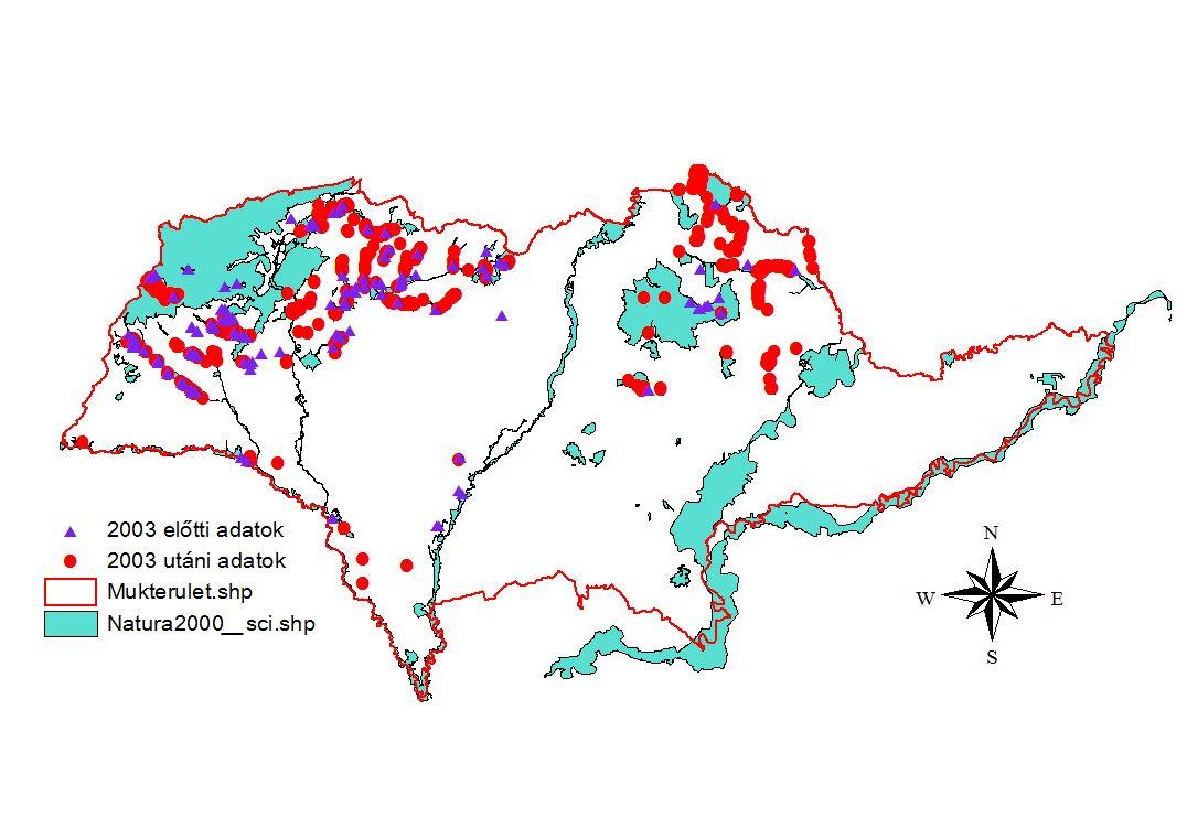 Vérfű hangyaboglárka (Maculinea teleius) Kutatási eredmények (2003-2015) Jelentős