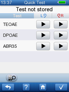 6 Gyors teszt 6 Gyors teszt A Quick Test (Gyors teszt) segítségével minden teszt funkcióban gyors tesztet tud végezni anélkül, hogy a tesztet egy adott pácienshez hozzá kelljen rendelnie.