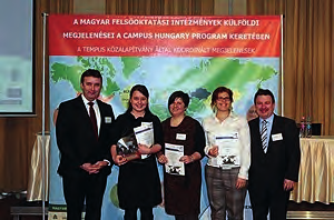 Dr. Tarr Zsuzsanna, Jacsóné Kánai Csilla, Dedon-Mezei Dorottya, Szent István Egyetem Nemzetközi felsőoktatási marketing kategória megosztott I.