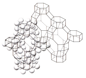 A legfontosabb tektoszilikátok A zeolitok A tektoszilikátok sajátos csoportja, melyekben az SiO 4 - és AlO 4 -tetraéderek oly módon kapcsolódnak össze széles variációkban, hogy a rácsban csatorna