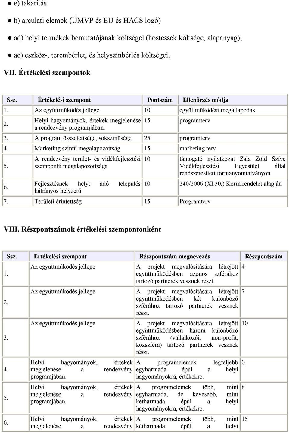 programterv 3. A program összetettsége, sokszínűsége. 25 programterv 4. marketing terv 5. 6.