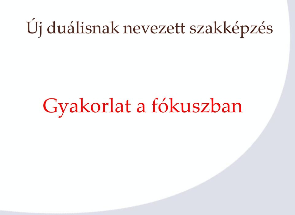 szakképzés