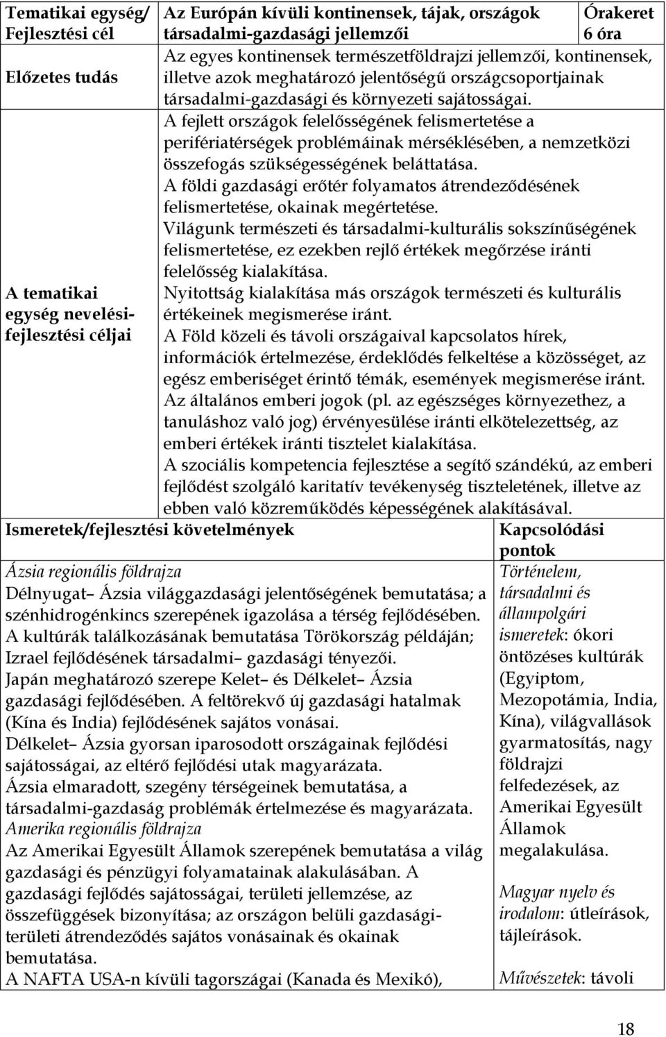 A fejlett országok felelősségének felismertetése a perifériatérségek problémáinak mérséklésében, a nemzetközi összefogás szükségességének beláttatása.