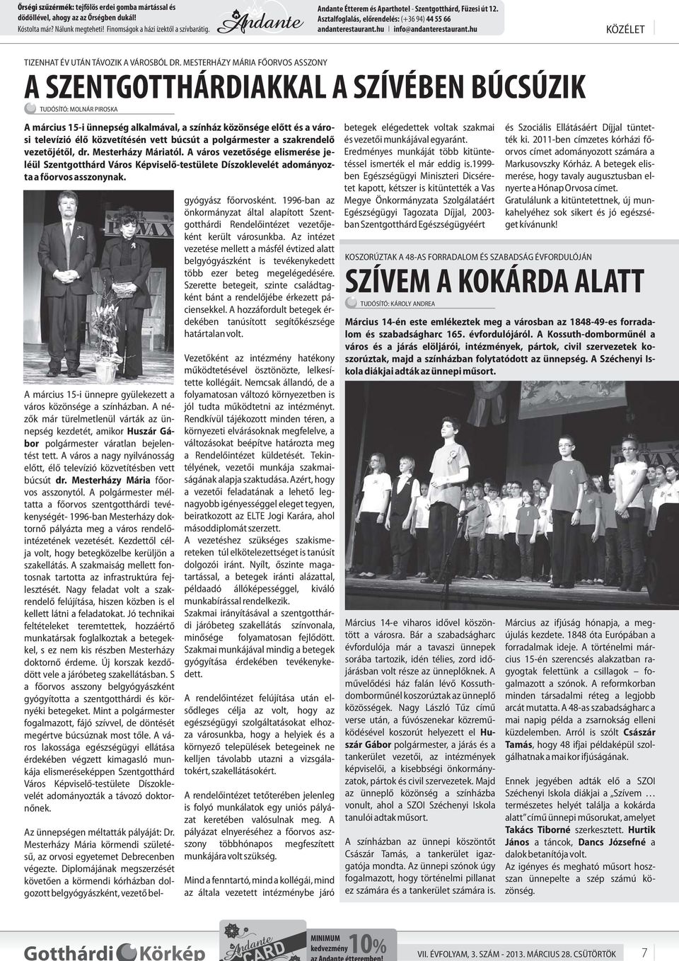 hu KÖZÉLET TIZENHAT ÉV UTÁN TÁVOZIK A VÁROSBÓL DR.
