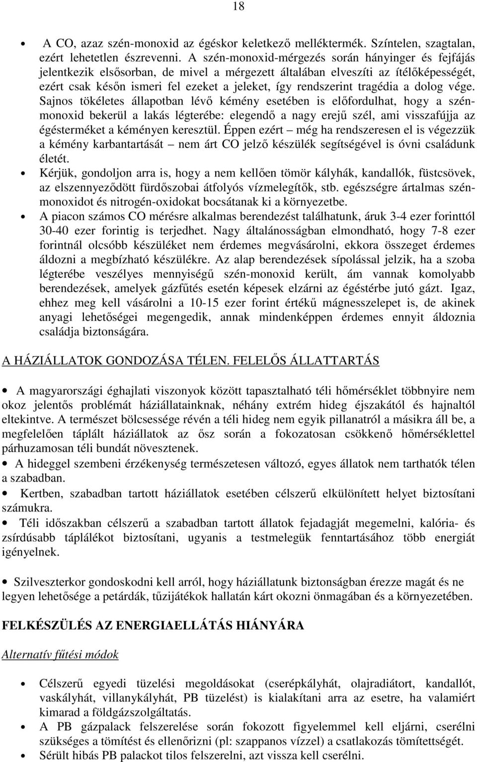 tragédia a dolog vége.