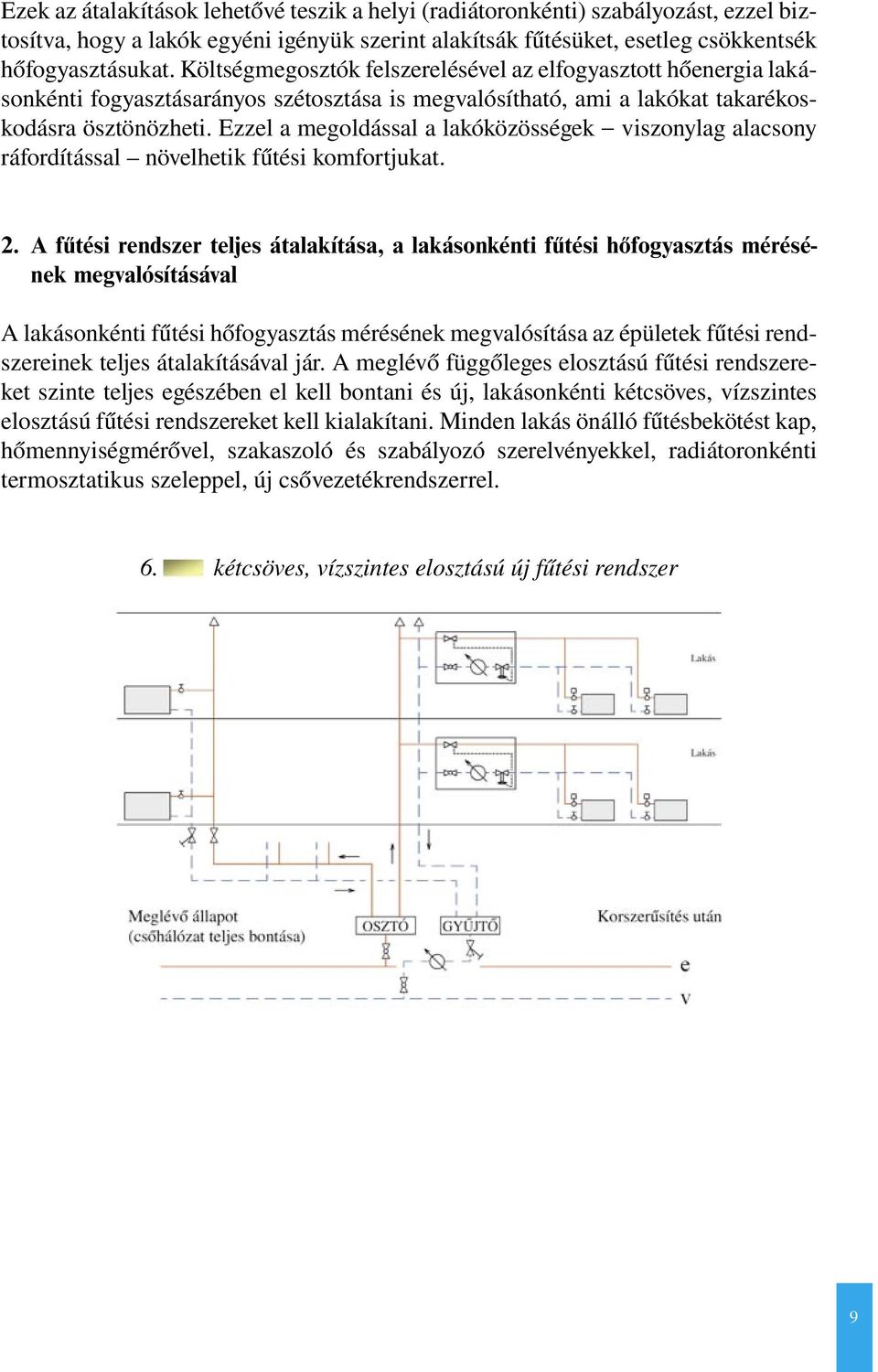 Ezzel a megoldással a lakóközösségek viszonylag alacsony ráfordítással növelhetik fűtési komfortjukat. 2.