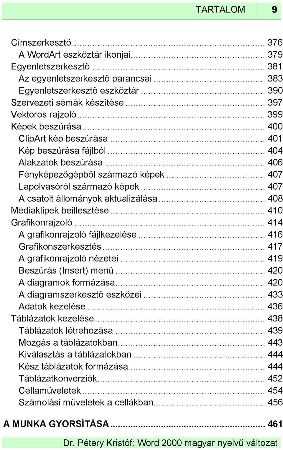 .. 407 Lapolvasóról származó képek... 407 A csatolt állományok aktualizálása... 408 Médiaklipek beillesztése... 410 Grafikonrajzoló... 414 A grafikonrajzoló fájlkezelése... 416 Grafikonszerkesztés.