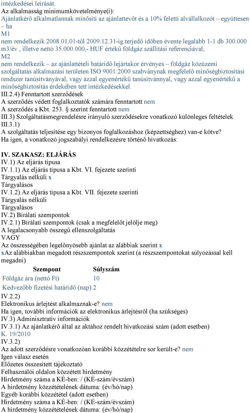 m3/év, illetve nettó 35.000.