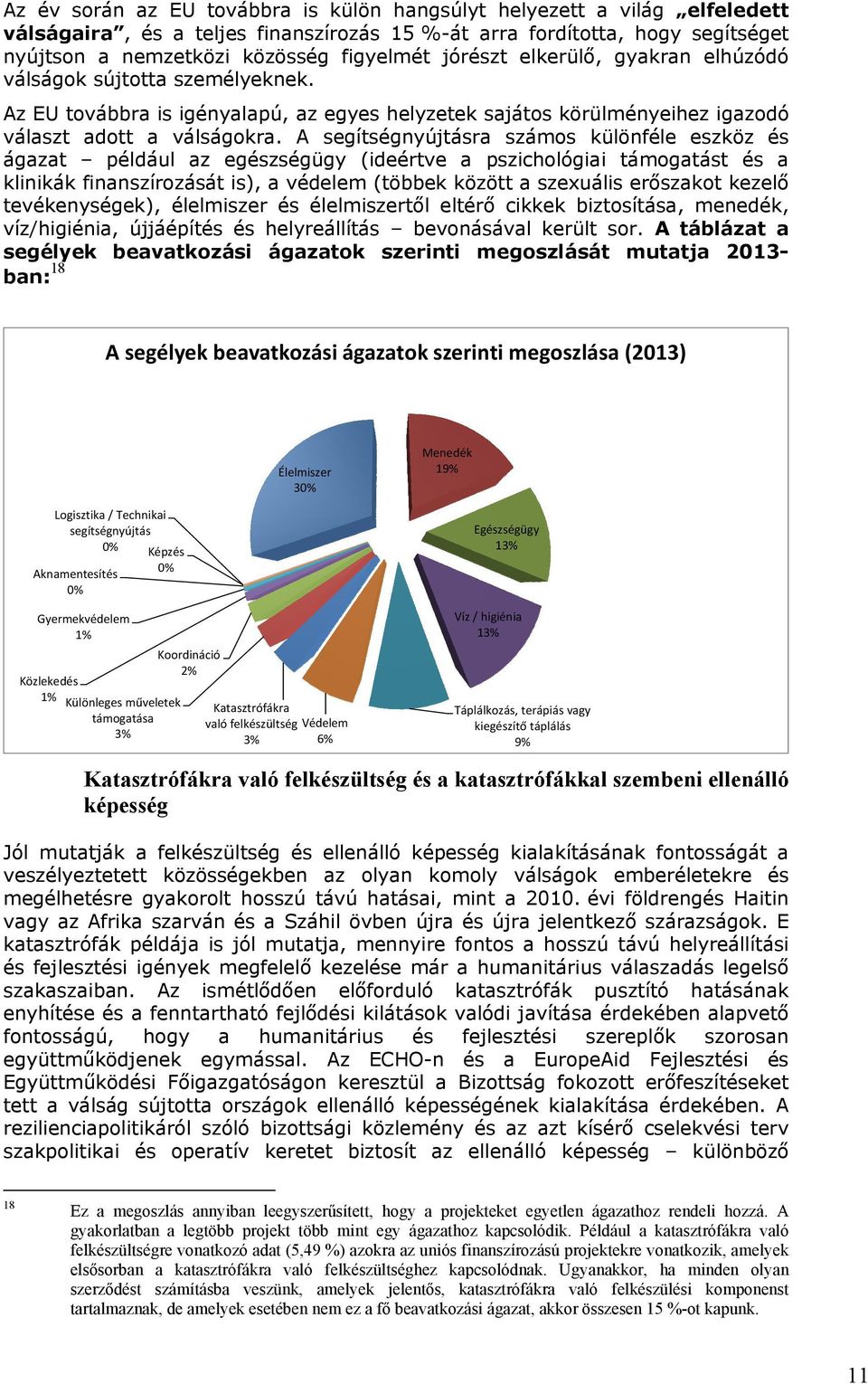 A segítségnyújtásra számos különféle eszköz és ágazat például az egészségügy (ideértve a pszichológiai támogatást és a klinikák finanszírozását is), a védelem (többek között a szexuális erőszakot