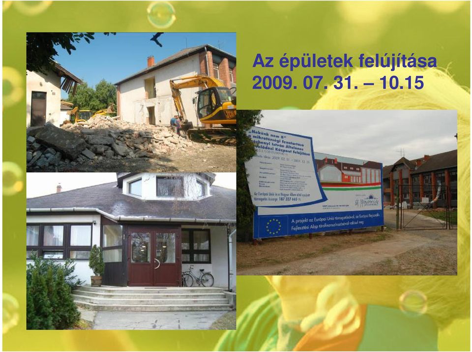 felújítása