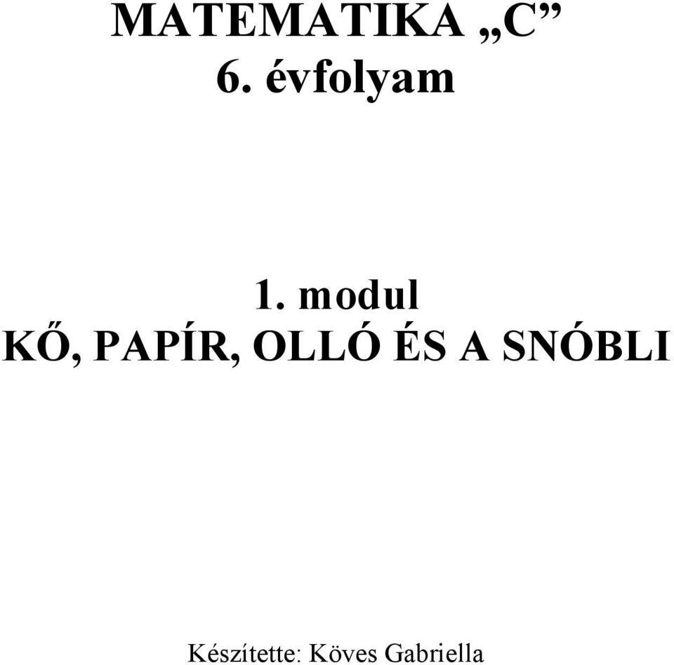 MATEMATIKA C 6. évfolyam - PDF Free Download