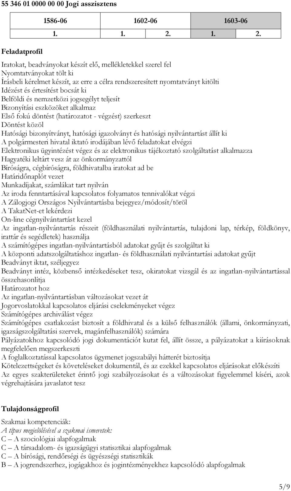 ki Belföldi és nemzetközi jogsegélyt teljesít Bizonyítási eszközöket alkalmaz Első fokú döntést (határozatot - végzést) szerkeszt Döntést közöl Hatósági bizonyítványt, hatósági igazolványt és