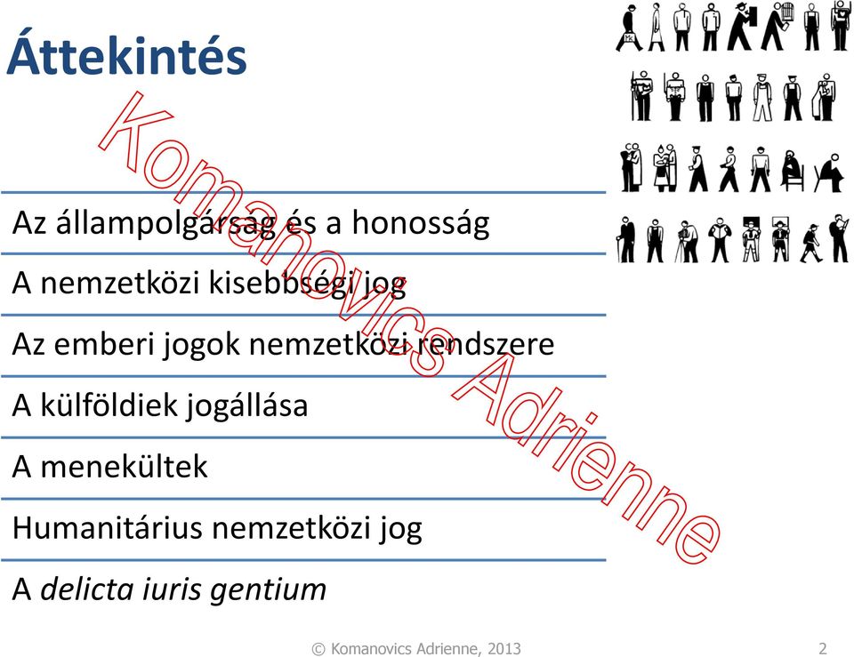 külföldiek jogállása A menekültek Humanitárius