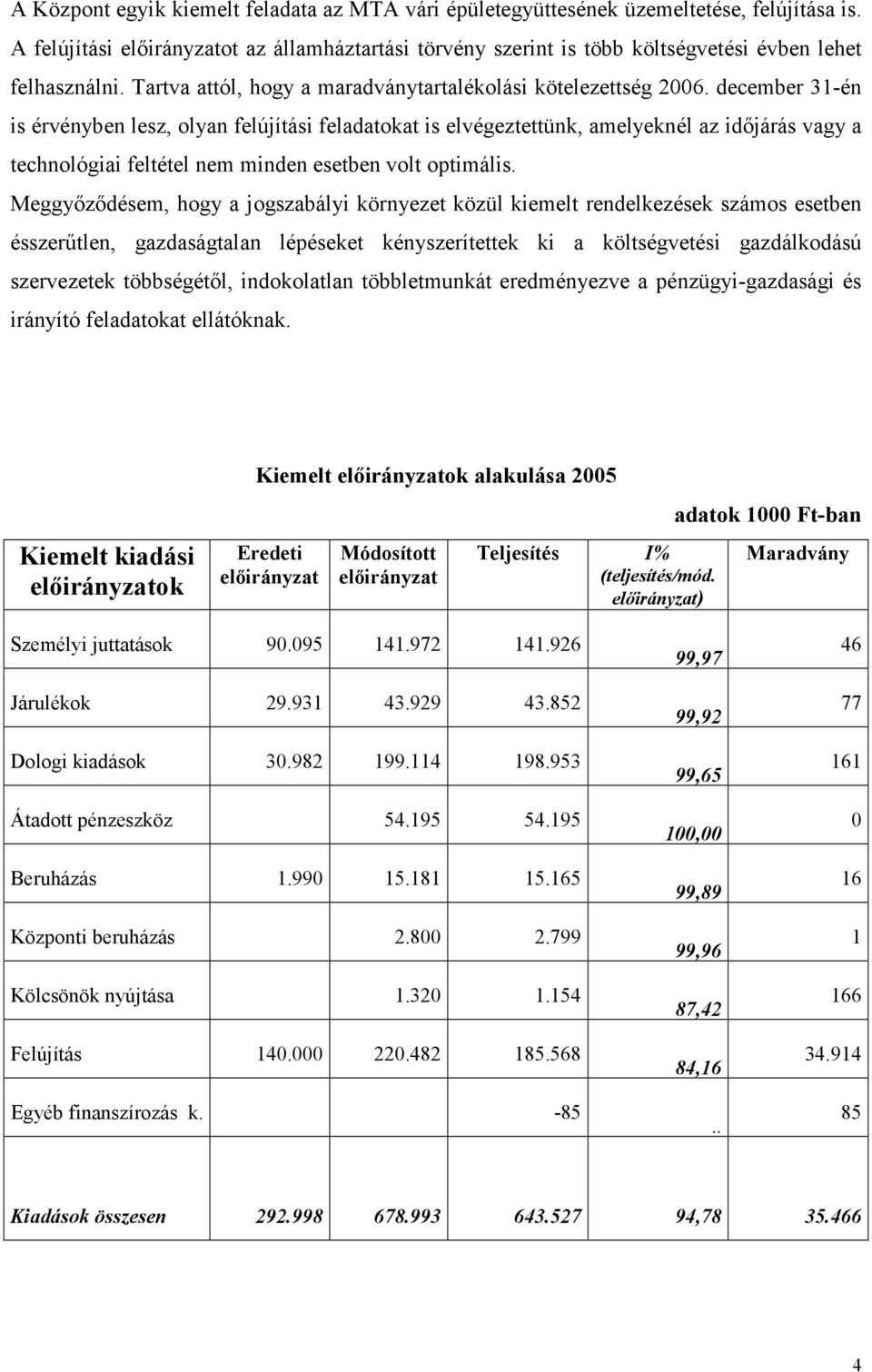 december 31-én is érvényben lesz, olyan felújítási feladatokat is elvégeztettünk, amelyeknél az idıjárás vagy a technológiai feltétel nem minden esetben volt optimális.