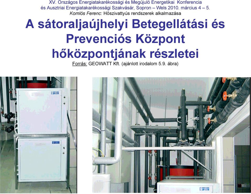 hőközpontjának részletei Forrás: