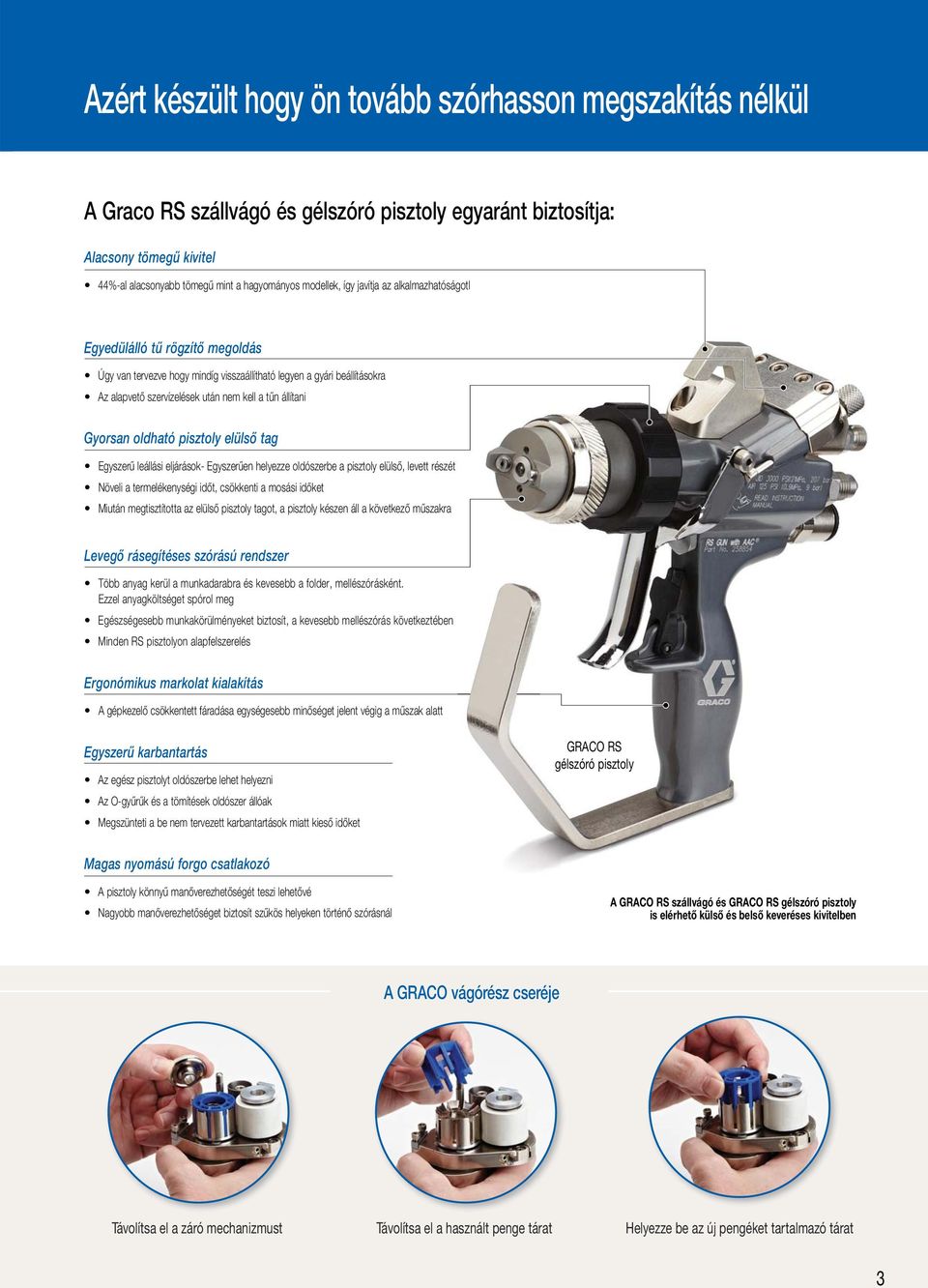 RS gyanta szóró pisztoly A pisztolyok új generációja gélszórásra és  szálvágásra - PDF Free Download