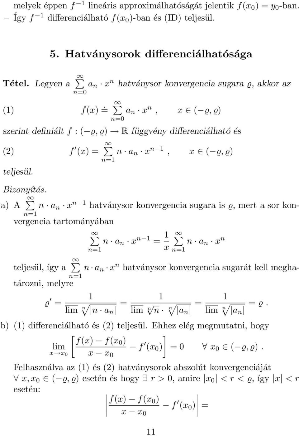 n= n= Bizonyítás.