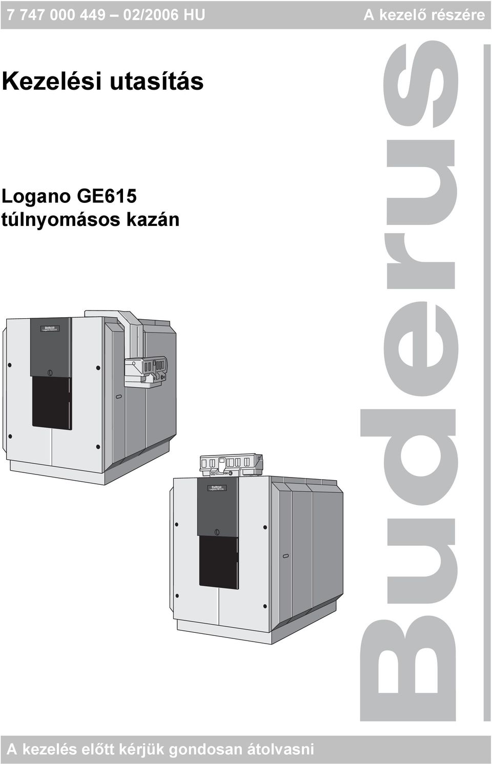 kazán Buderus Logano GE 615 Buderus Logano