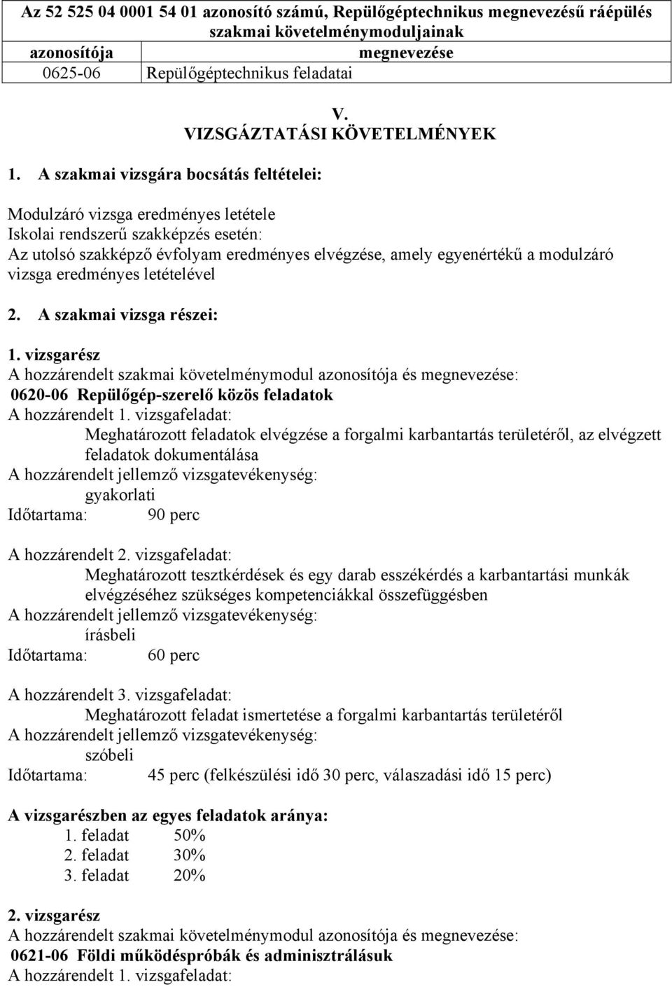 VIZSGÁZTTÁSI KÖVETELMÉNYEK Modulzáró vizsga eredményes letétele Iskolai rendszerű szakképzés esetén: z utolsó szakképző évfolyam eredményes elvégzése, amely egyenértékű a modulzáró vizsga eredményes