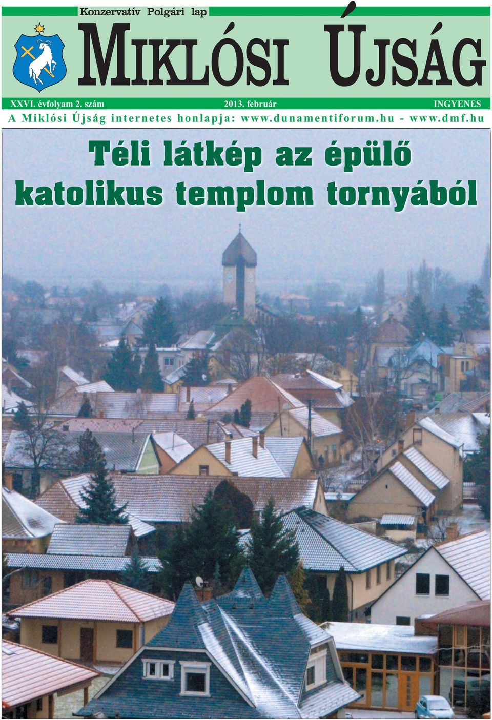 február INGYENES A Miklósi Újság internetes