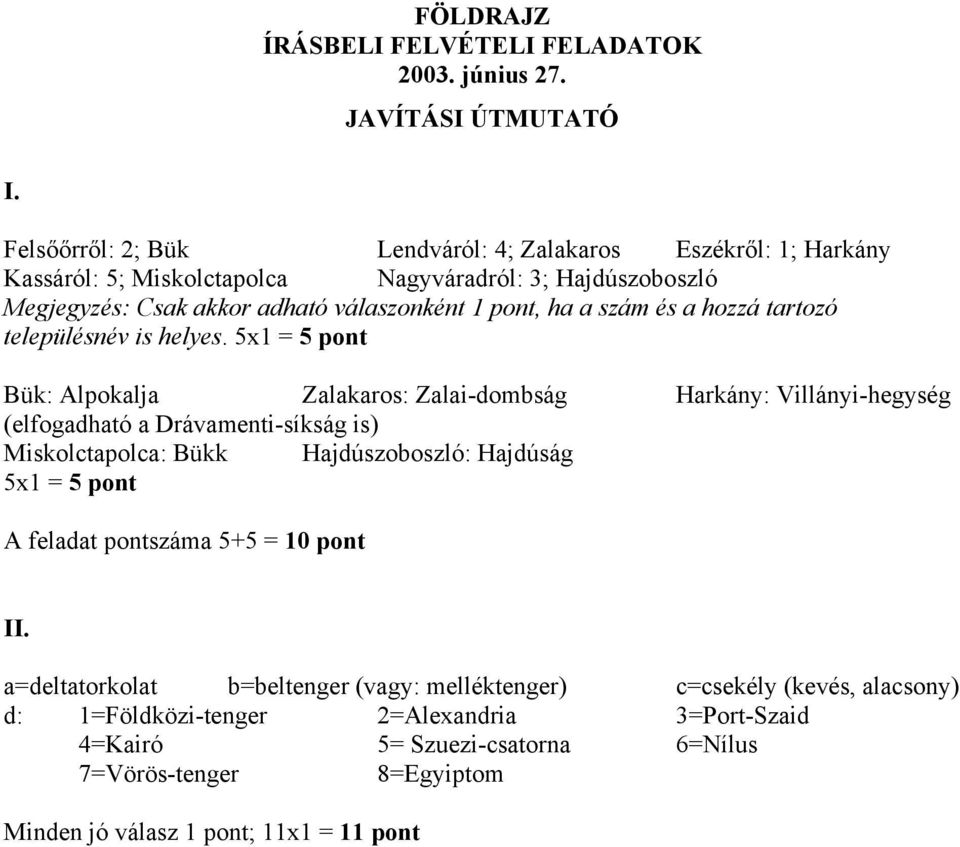 és a hozzá tartozó településnév is helyes.