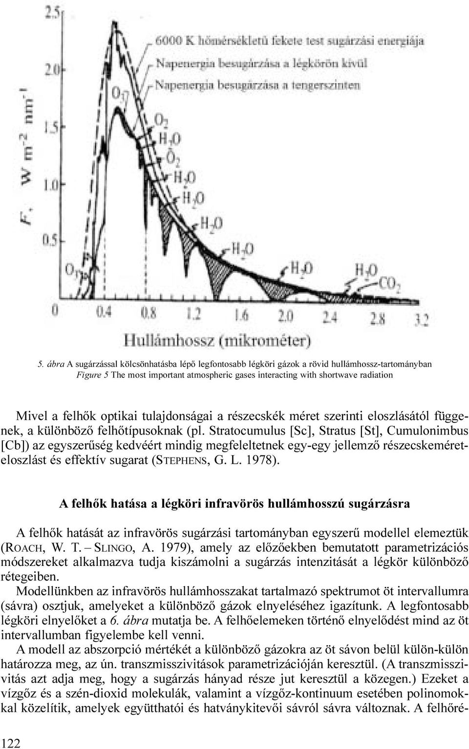 Stratocumulus [Sc], Stratus [St], Cumulonimbus [Cb]) az egyszerűség kedvéért mindig megfeleltetnek egy-egy jellemző részecskeméreteloszlást és effektív sugarat (STEPHENS, G. L. 1978).