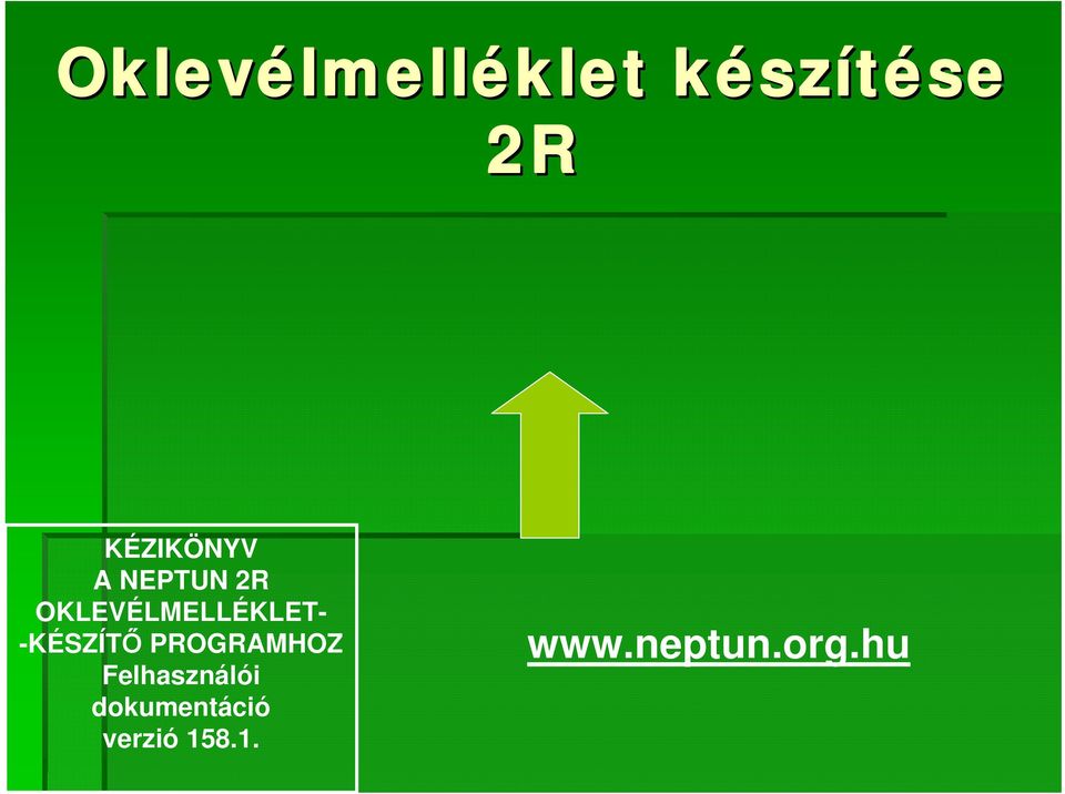 OKLEVÉLMELLÉKLET- -KÉSZÍTŐ PROGRAMHOZ