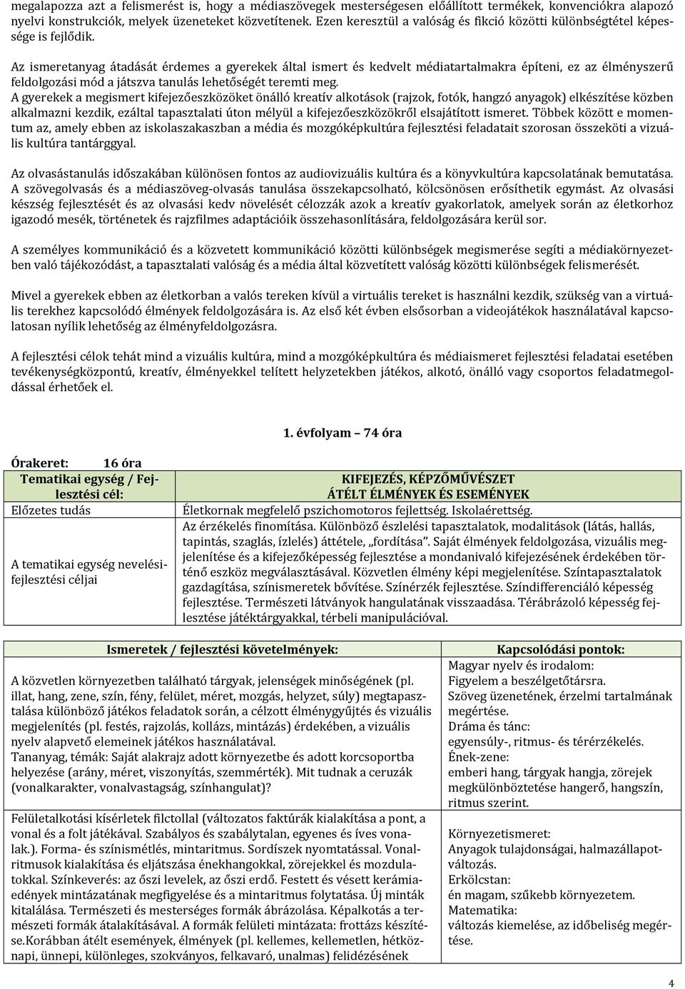 Az ismeretanyag átadását érdemes a gyerekek által ismert és kedvelt médiatartalmakra építeni, ez az élményszerű feldolgozási mód a játszva tanulás lehetőségét teremti meg.