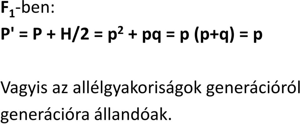allélgyakoriságok