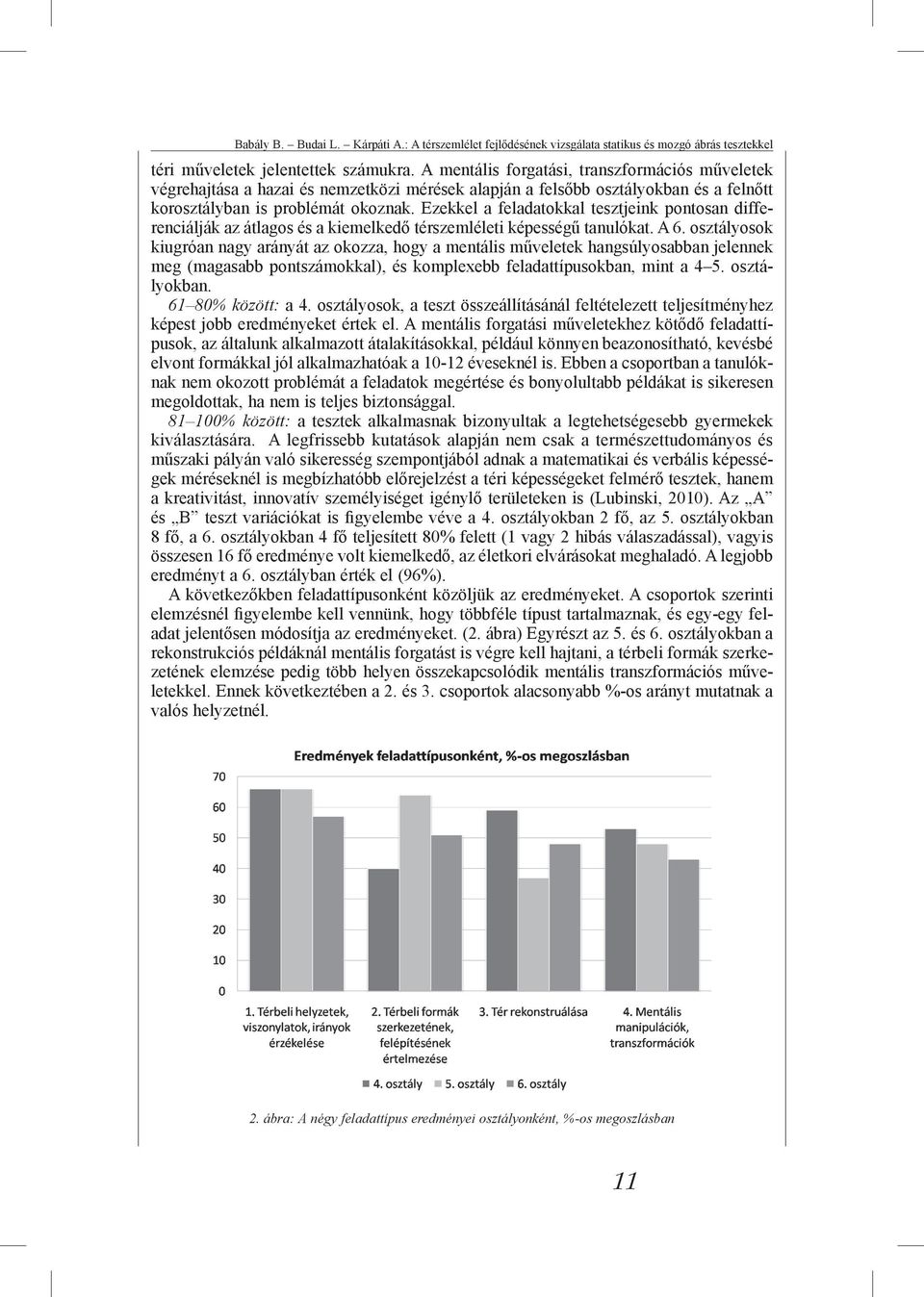 Ezekkel a feladatokkal tesztjeink pontosan differenciálják az átlagos és a kiemelkedő térszemléleti képességű tanulókat. A 6.